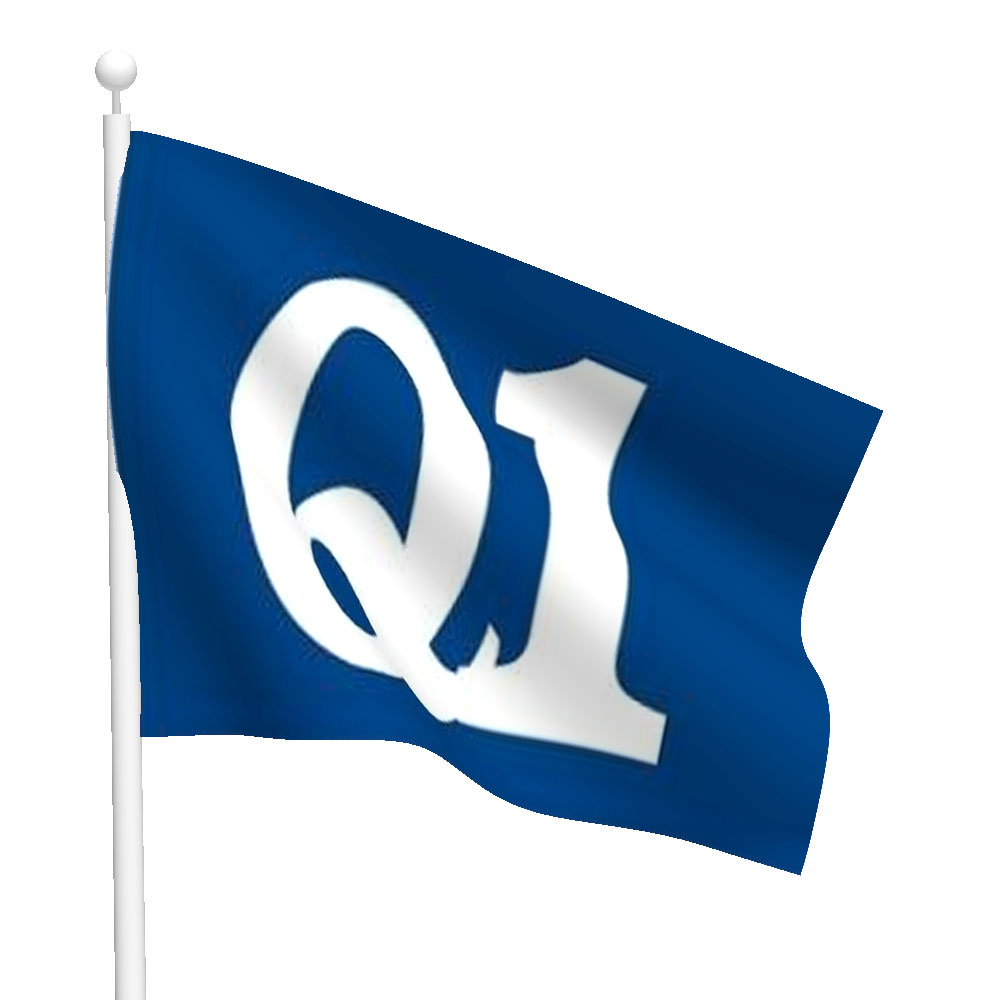 Ford Q1 flag. Quality is of the highest level